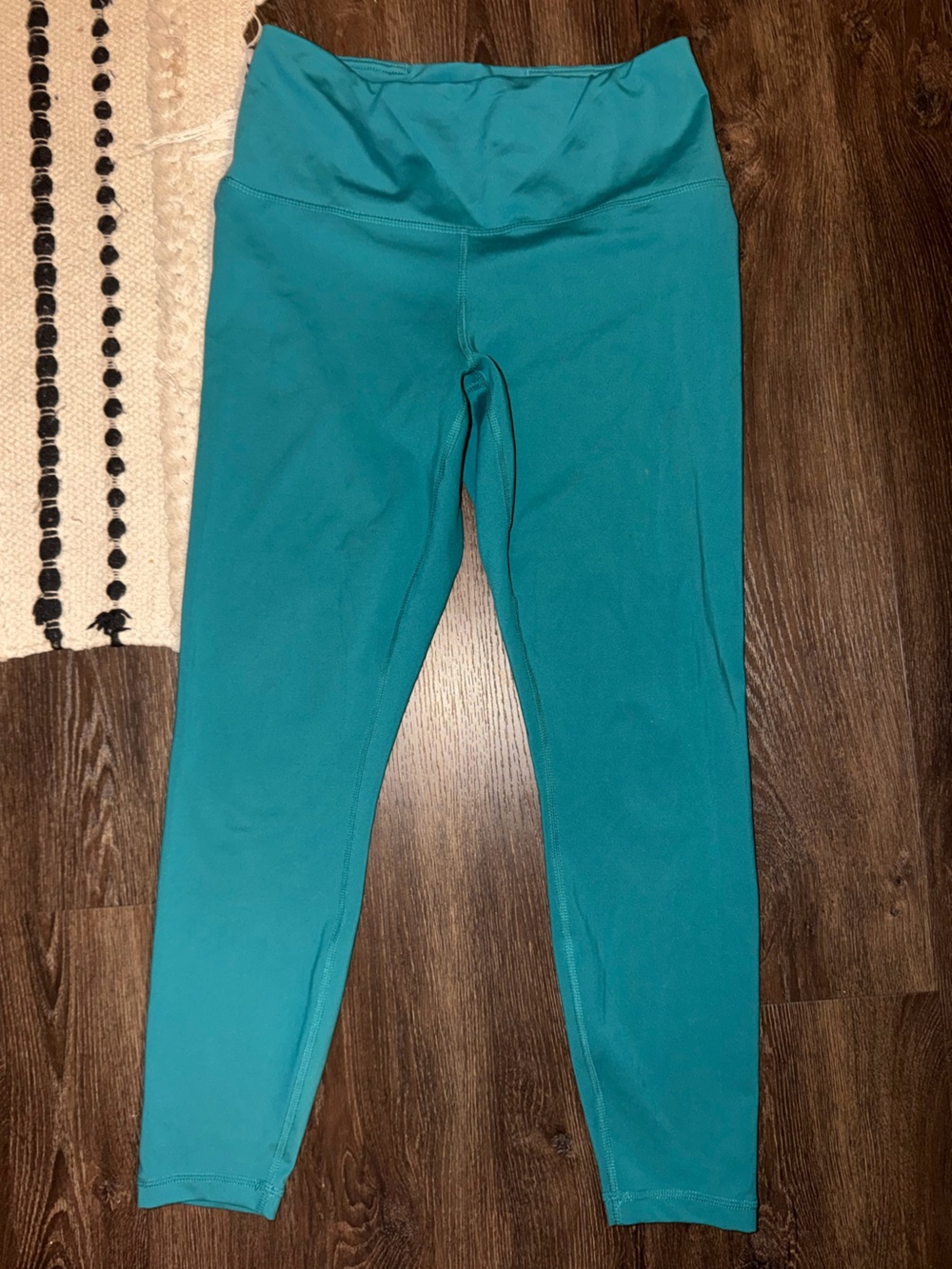 90 Degree By Reflex Teal High-Waist Leggings